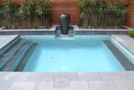 Plunge Pool with Bluestone paving