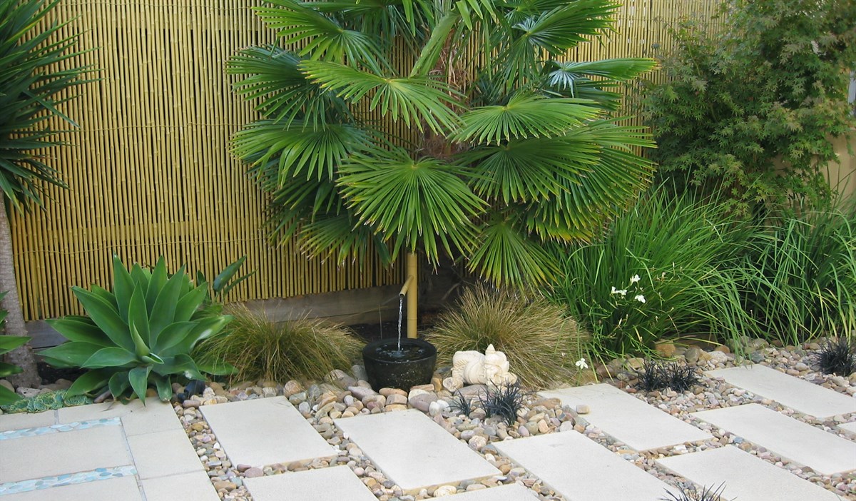 Stepping stones in Balinese Garden