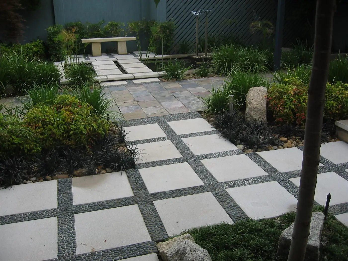 View of paving detail
