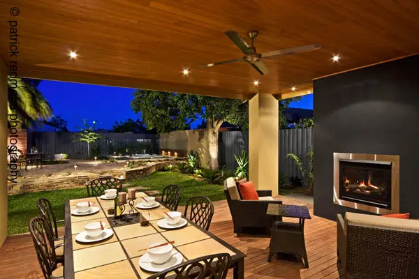 Al Fresco Entertaining area