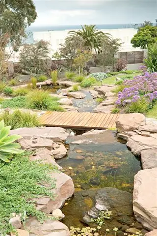 View of Waterfeature & Garden