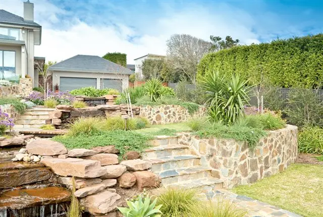View of Waterfeature & Garden