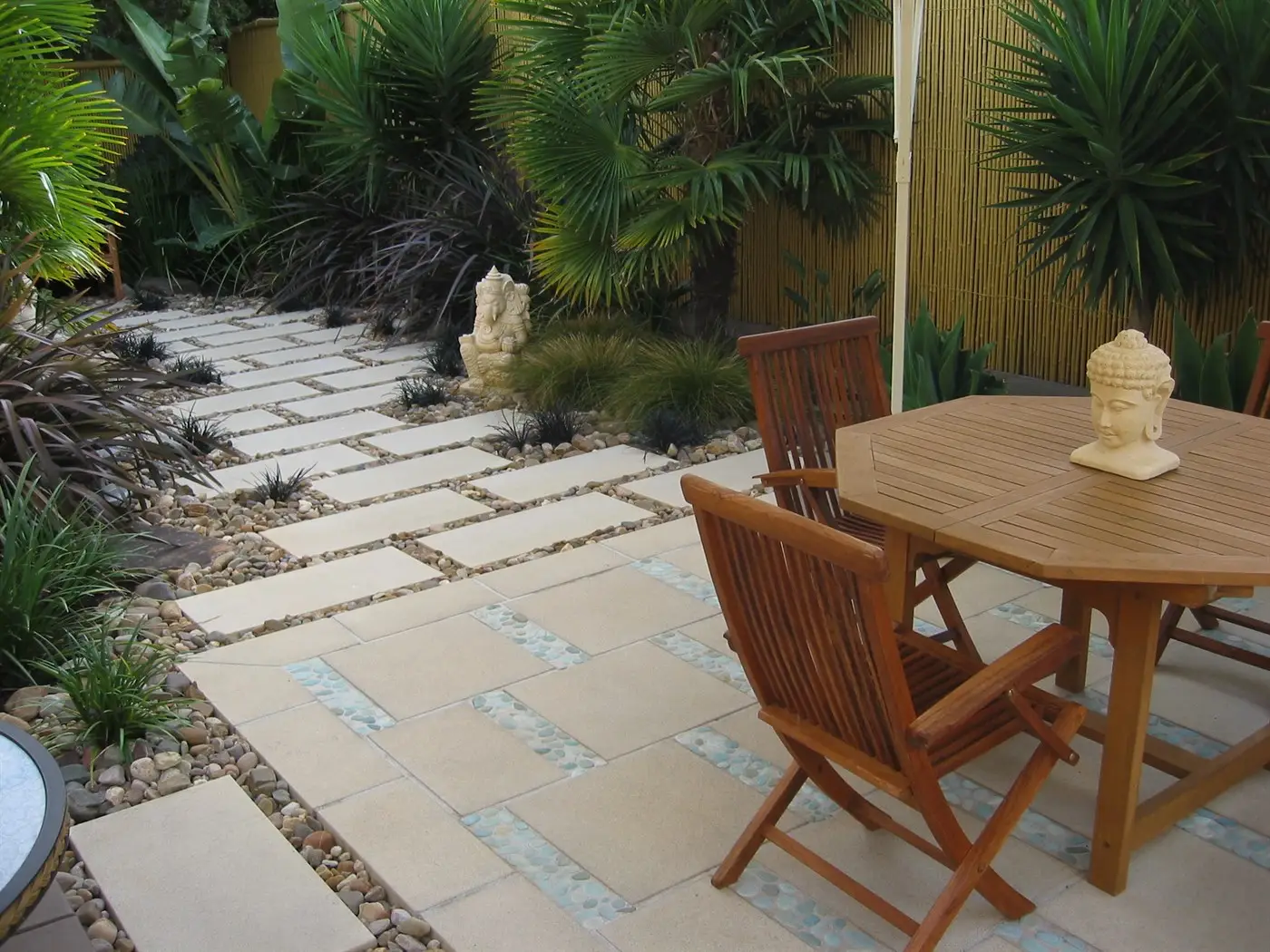 View of paving & Stepping Stones