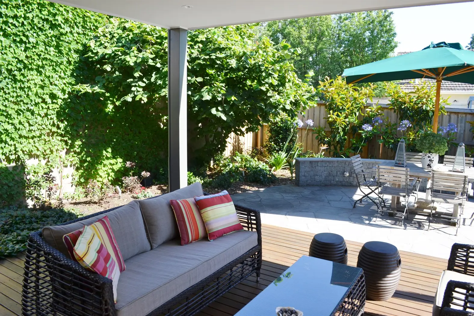 View of Entertaining Deck